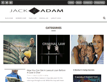 Tablet Screenshot of jackadam.net